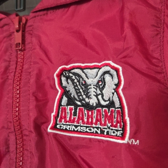 Alabama Crimson Tide Infant Windbreaker One Piece 6-9 Months - Picture 2 of 6